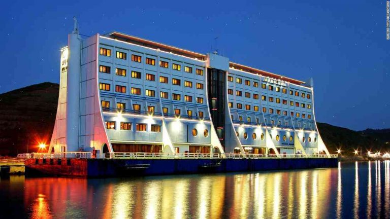 North Korea's first floating hotel is finally demolished
