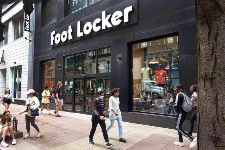 Foot Locker shares tumble as sales drop in North America